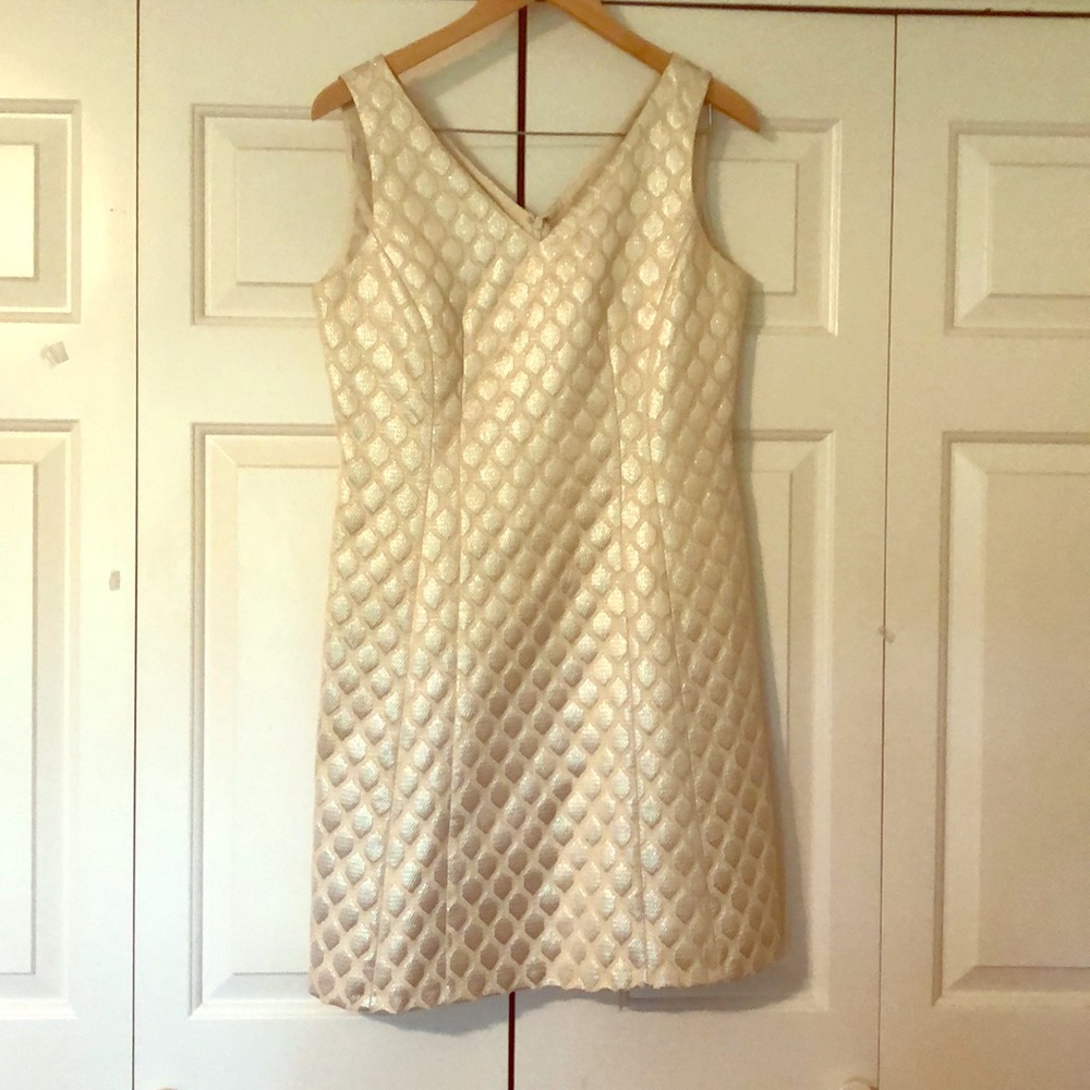 Champagne Shift Dress